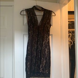 Bebe mini lace dress